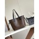 Louis Vuitton Neverfull Bandoulière Inside Out MM Tote Bag - Black