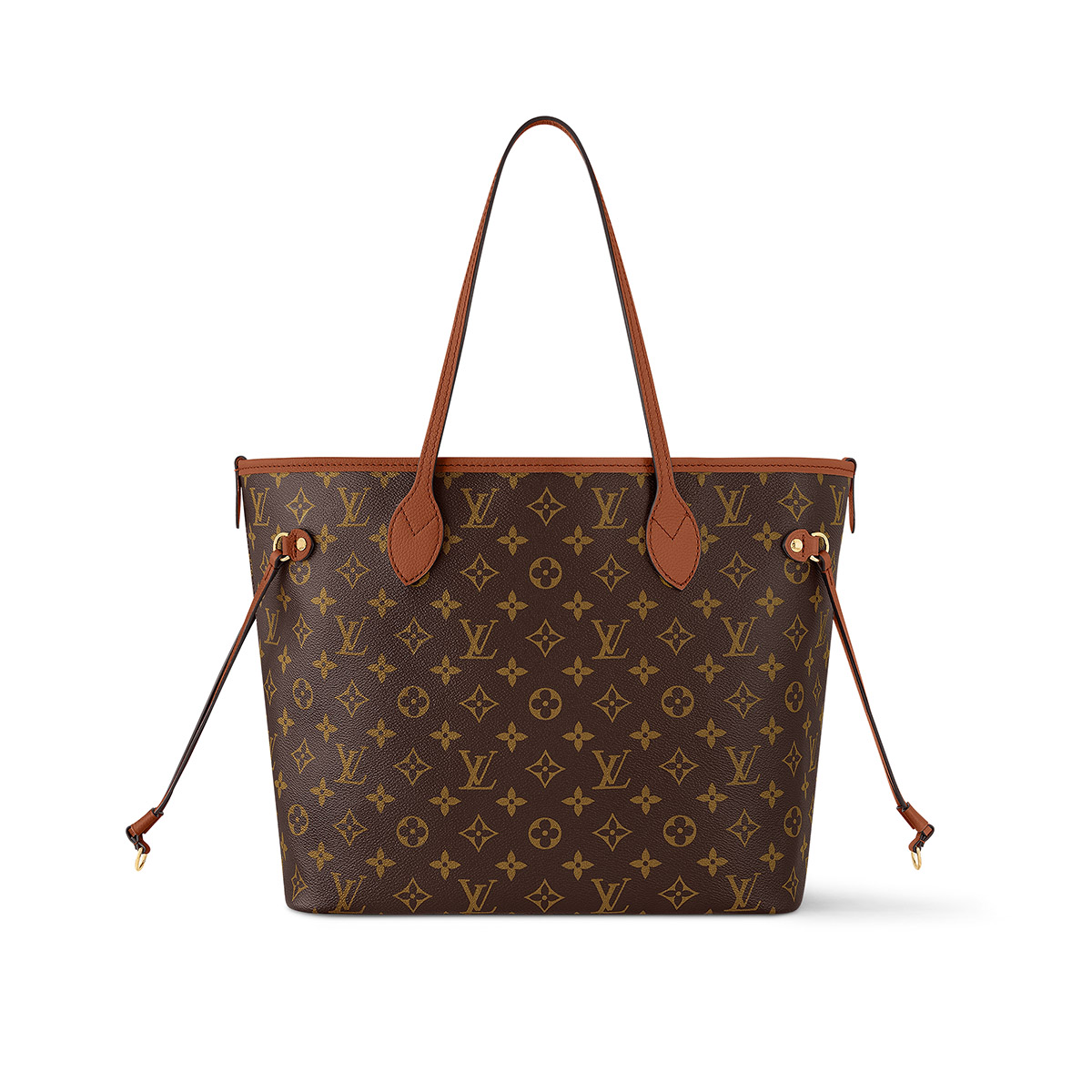 Louis Vuitton Neverfull Bandoulière Inside Out MM Tote Bag - Tan