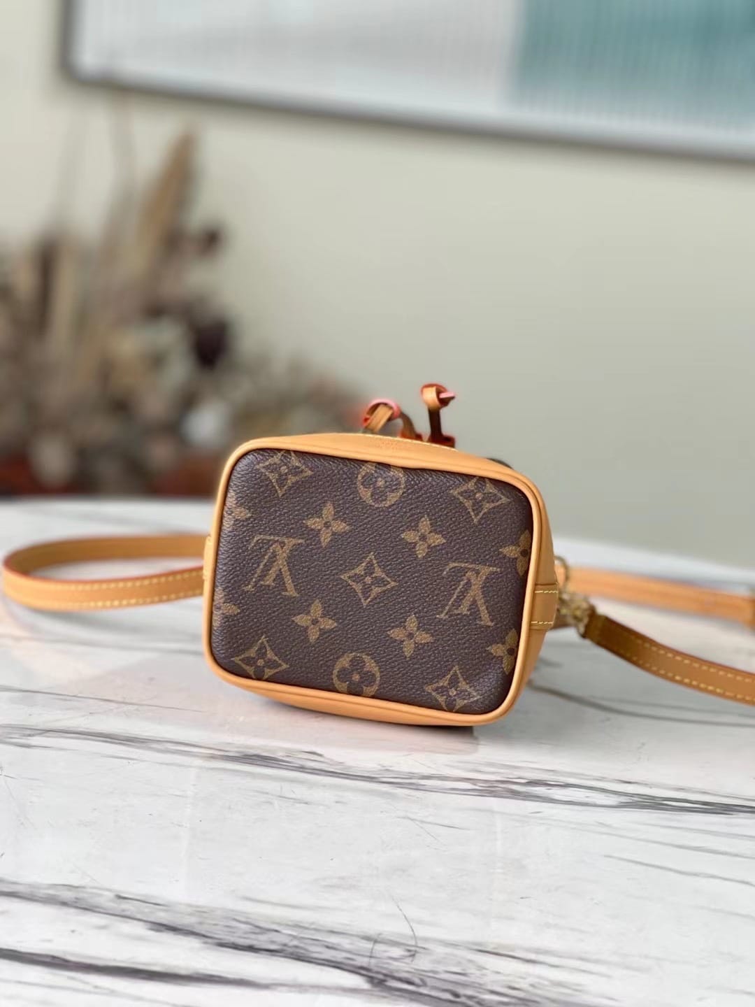 Louis Vuitton Nano Noé Handle Bag in Monogram Canvas