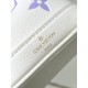 Louis Vuitton Nano Noé Handle Bag in Bicolor Monogram Empreinte Leather - White/Mauve