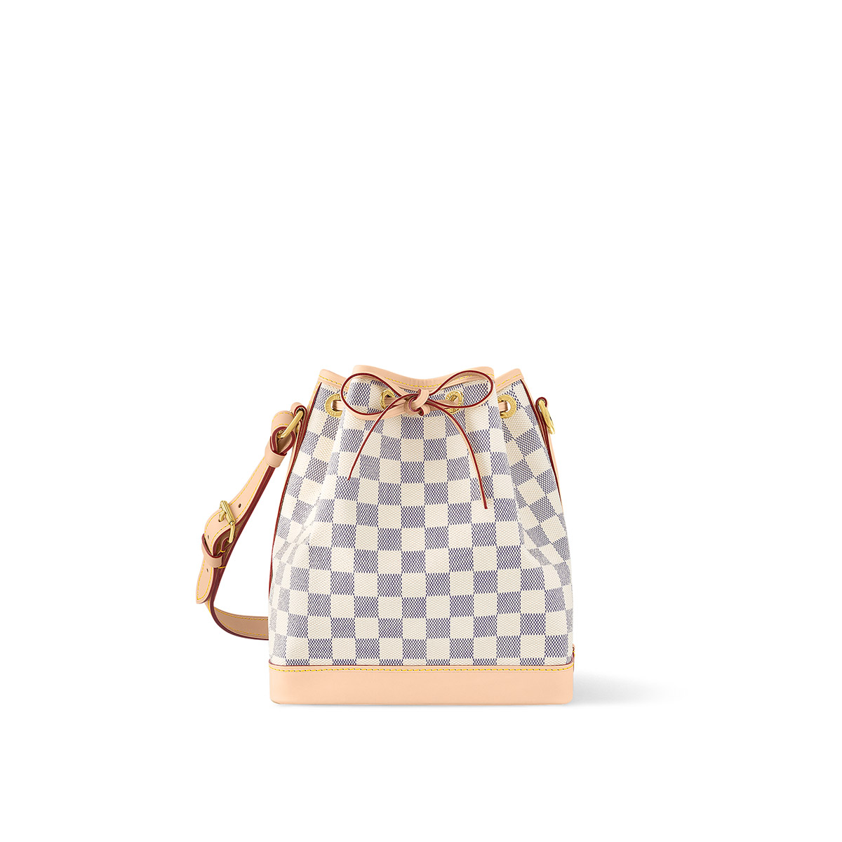 Louis Vuitton Noé BB Bucket Bag in Damier Azur Canvas