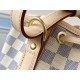 Louis Vuitton Noé BB Bucket Bag in Damier Azur Canvas