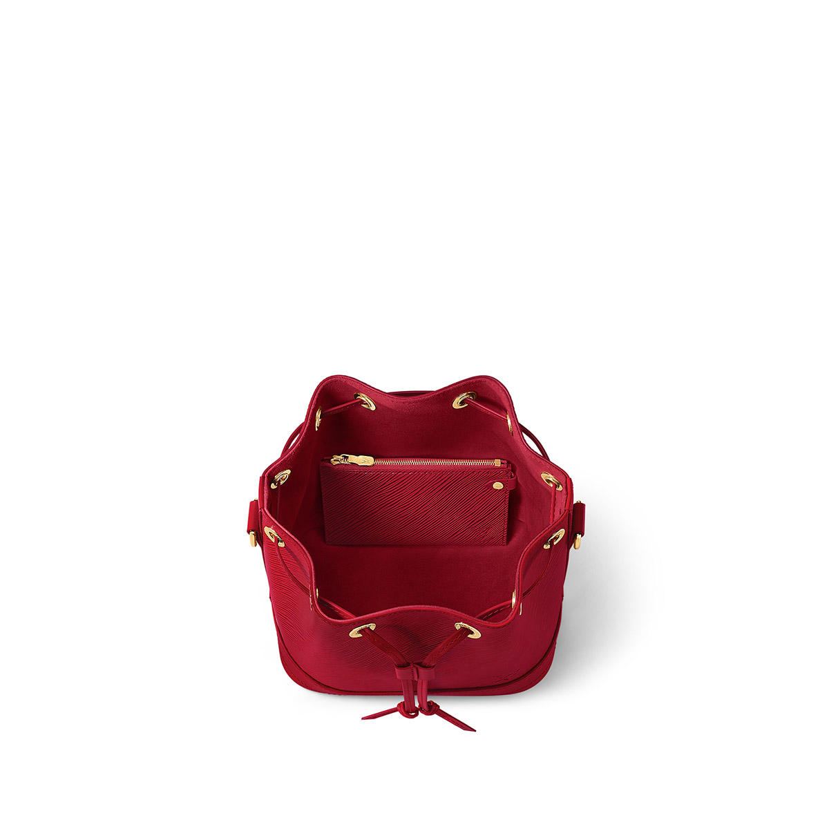 Louis Vuitton Noé BB Bucket Bag in Epi Leather - Red