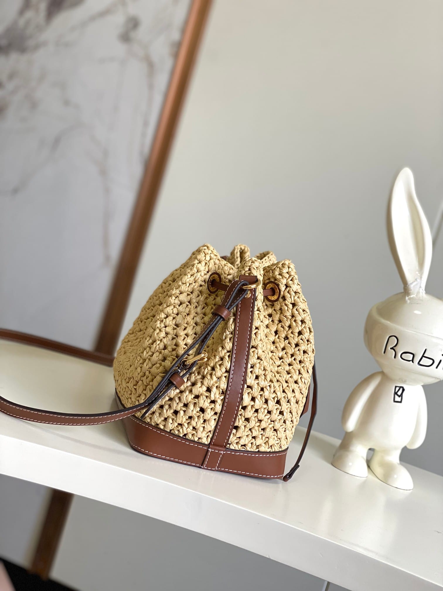 Louis Vuitton Noé BB Bucket Bag - Raffia