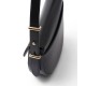 Prada Arqué Leather Shoulder Bag with Flap - Black