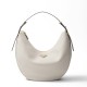 Prada Arqué Large Leather Shoulder Bag - White