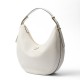 Prada Arqué Large Leather Shoulder Bag - White