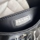 Prada Cleo Mini Leather Shoulder Bag with Flap - Black