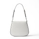 Prada Cleo Medium Leather Shoulder Bag with Flap - White