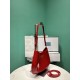 Prada Cleo Patent Leather Shoulder Bag - Cherry Red