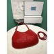 Prada Cleo Patent Leather Shoulder Bag - Cherry Red