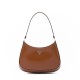 Prada Cleo Leather Shoulder Bag - Cognac