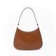 Prada Cleo Leather Shoulder Bag - Cognac