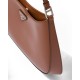 Prada Cleo Leather Shoulder Bag - Cognac