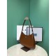 Prada Cleo Leather Shoulder Bag - Cognac