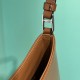 Prada Cleo Leather Shoulder Bag - Cognac