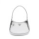 Prada Cleo Leather Shoulder Bag - Silver