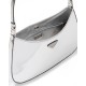 Prada Cleo Leather Shoulder Bag - Silver