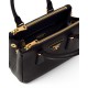 Prada Galleria Mini Saffiano Leather Bag - Black