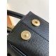 Prada Galleria Mini Saffiano Leather Bag - Black