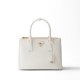 Prada Galleria Mini Saffiano Leather Bag - White