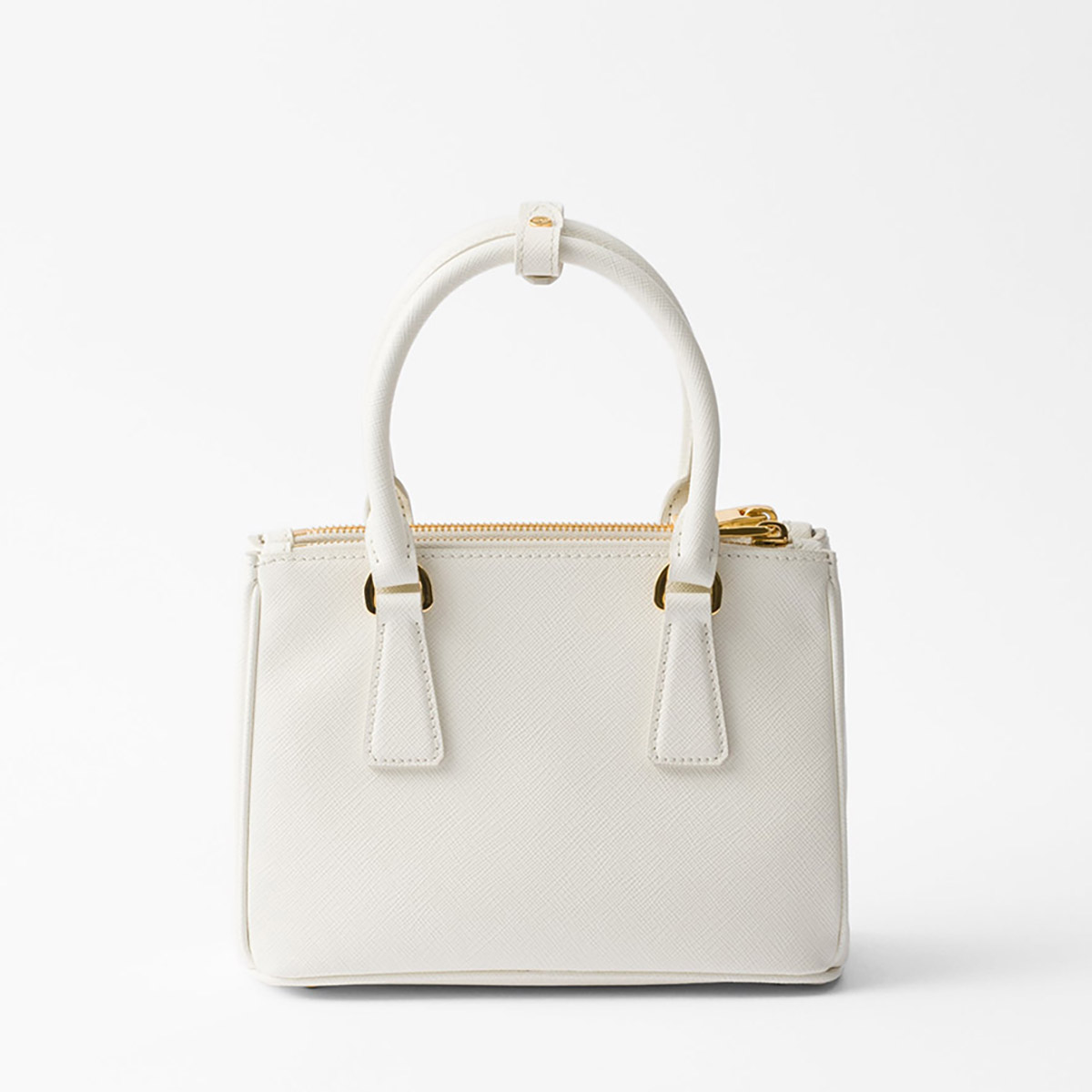 Prada Galleria Mini Saffiano Leather Bag - White