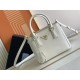 Prada Galleria Mini Saffiano Leather Bag - White