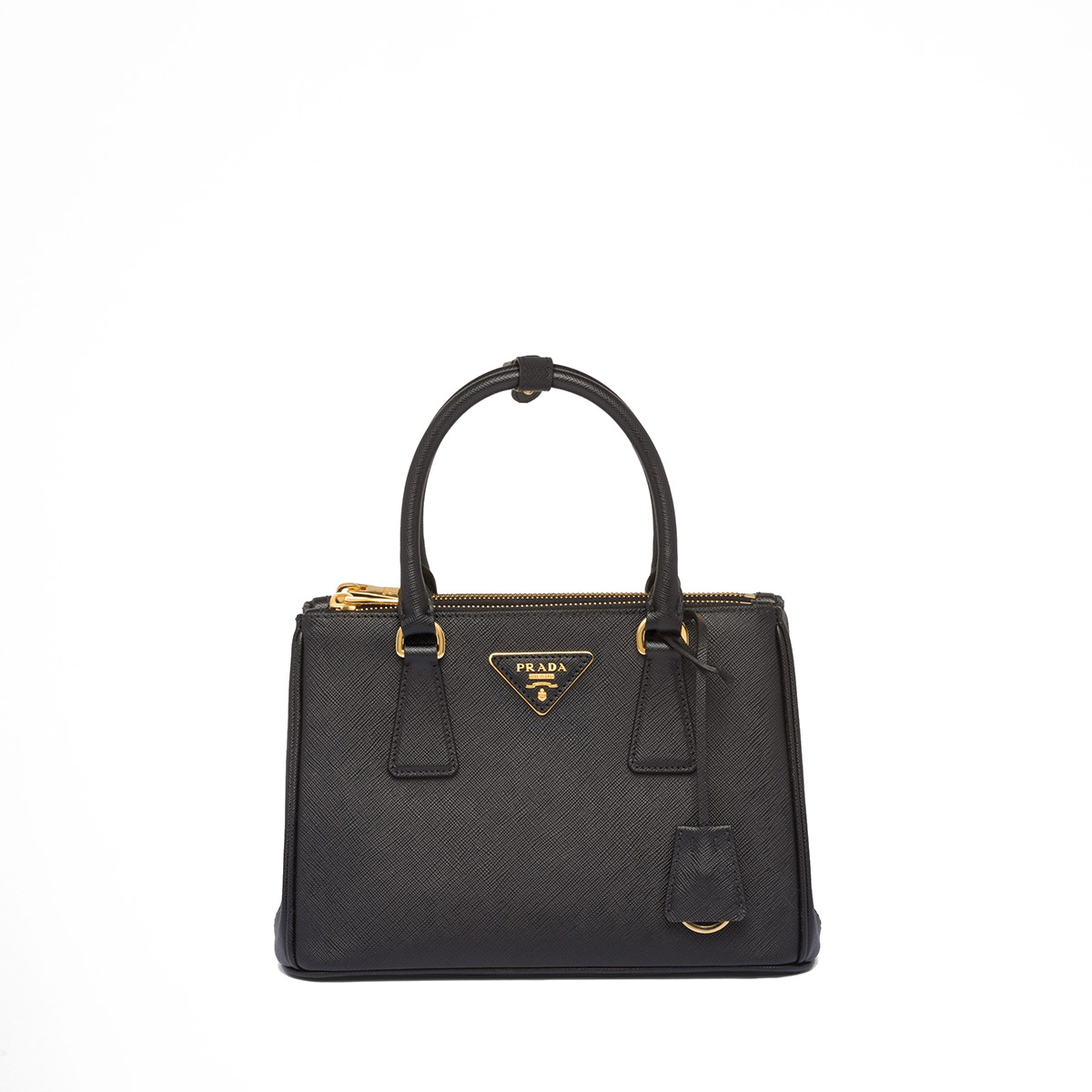 Prada Galleria Small Saffiano Leather Bag - Black