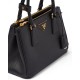 Prada Galleria Small Saffiano Leather Bag - Black