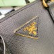 Prada Galleria Small Saffiano Leather Bag - Black