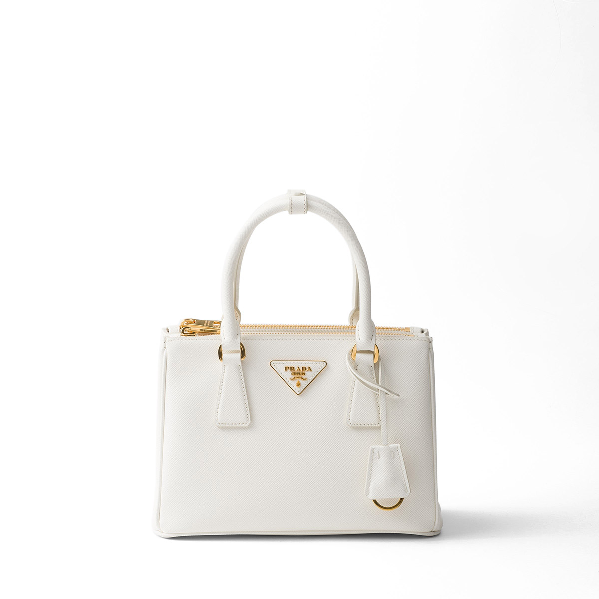 Prada Galleria Small Saffiano Leather Bag - White