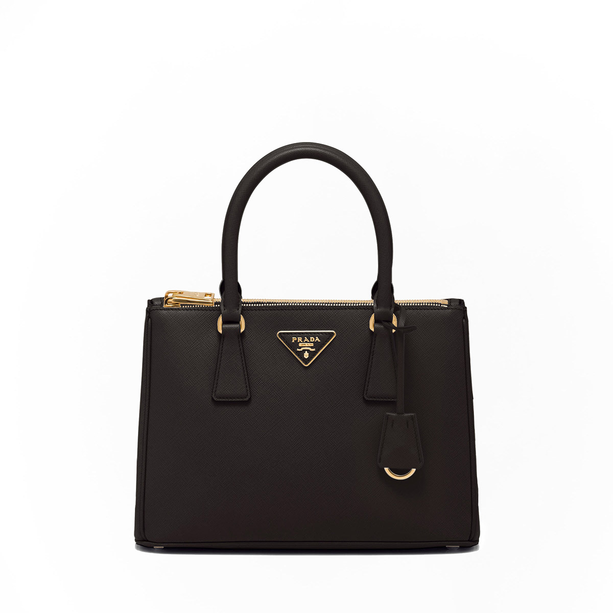 Prada Galleria Medium Saffiano Leather Bag - Black