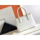 Prada Galleria Medium Saffiano Leather Bag - White