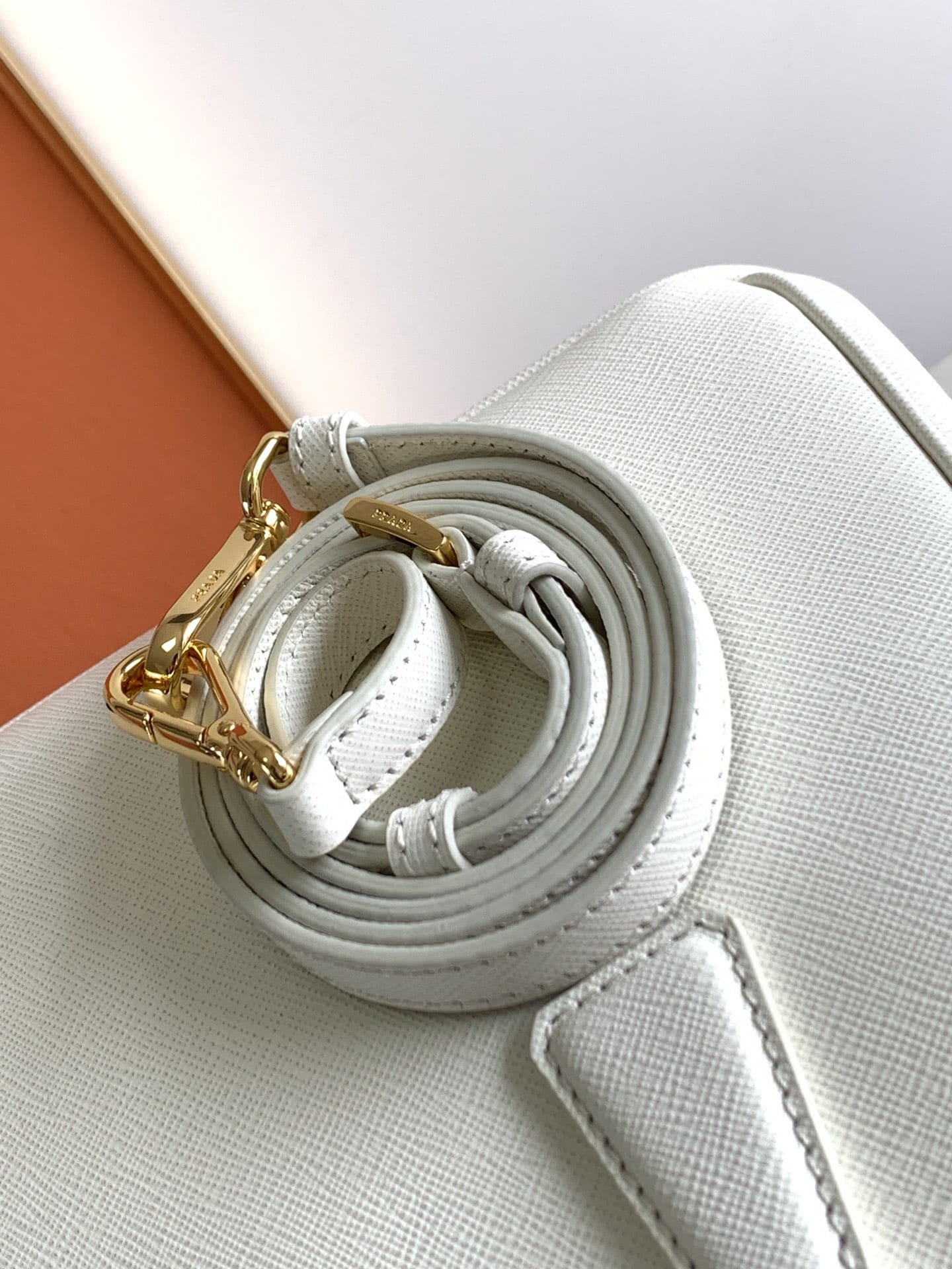 Prada Galleria Medium Saffiano Leather Bag - White