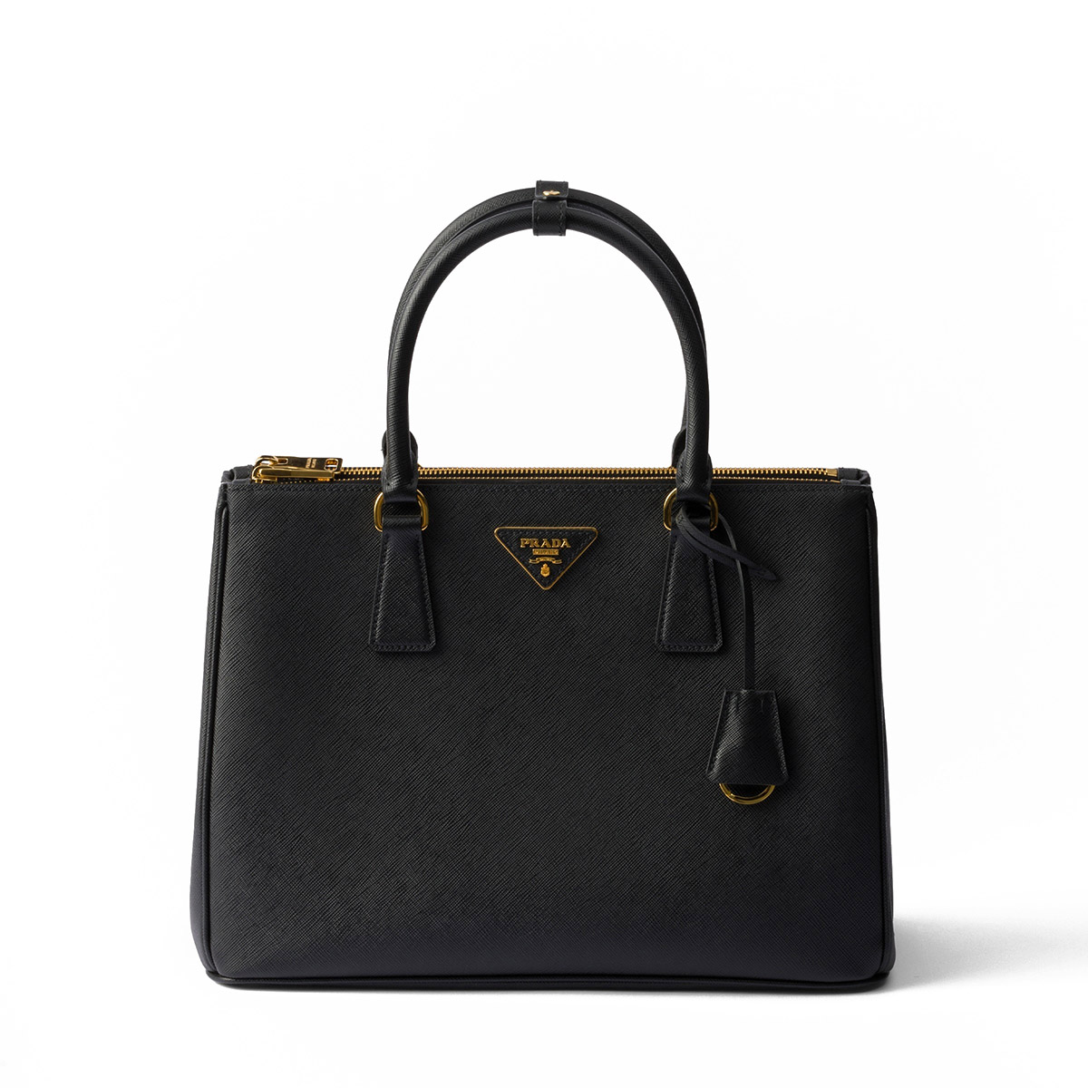 Prada Galleria Large Saffiano Leather Bag - Black