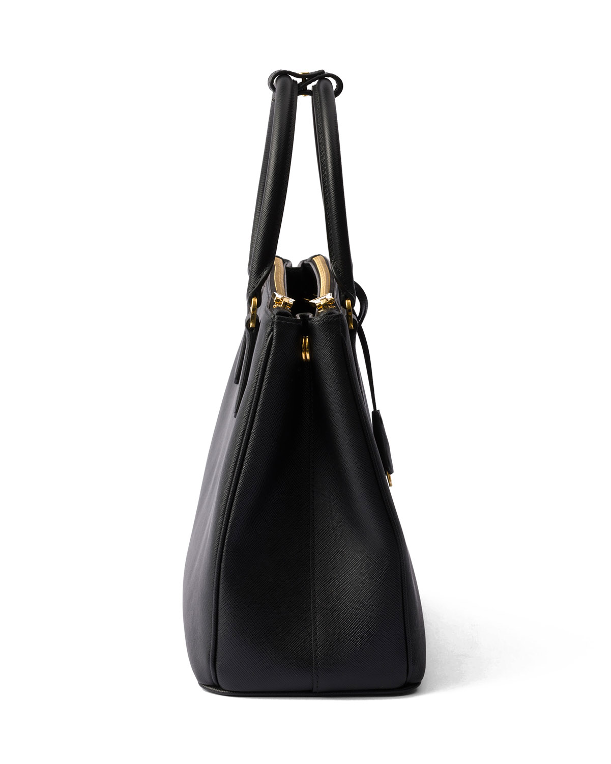 Prada Galleria Large Saffiano Leather Bag - Black