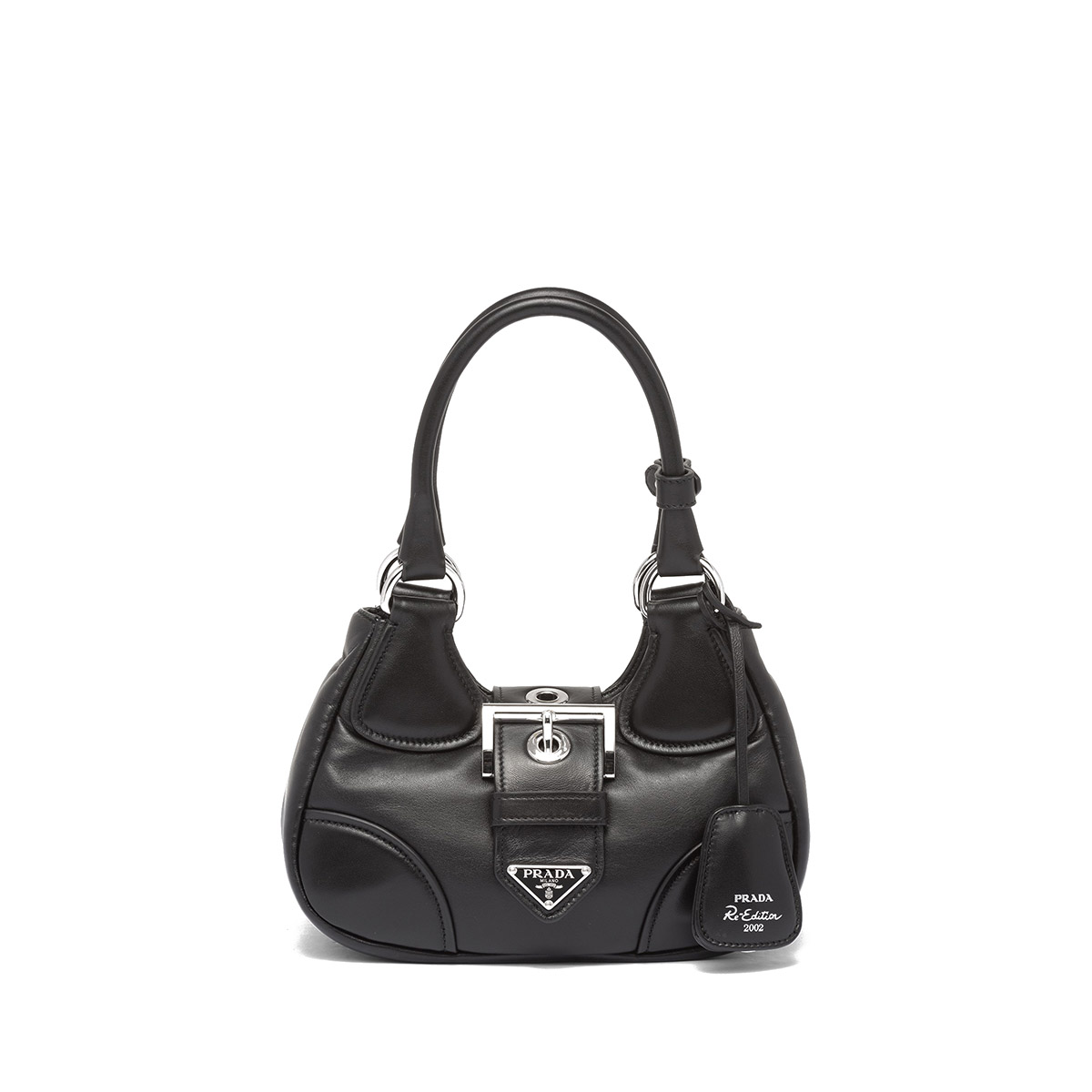 Prada Moon Padded Nappa Leather Bag - Black