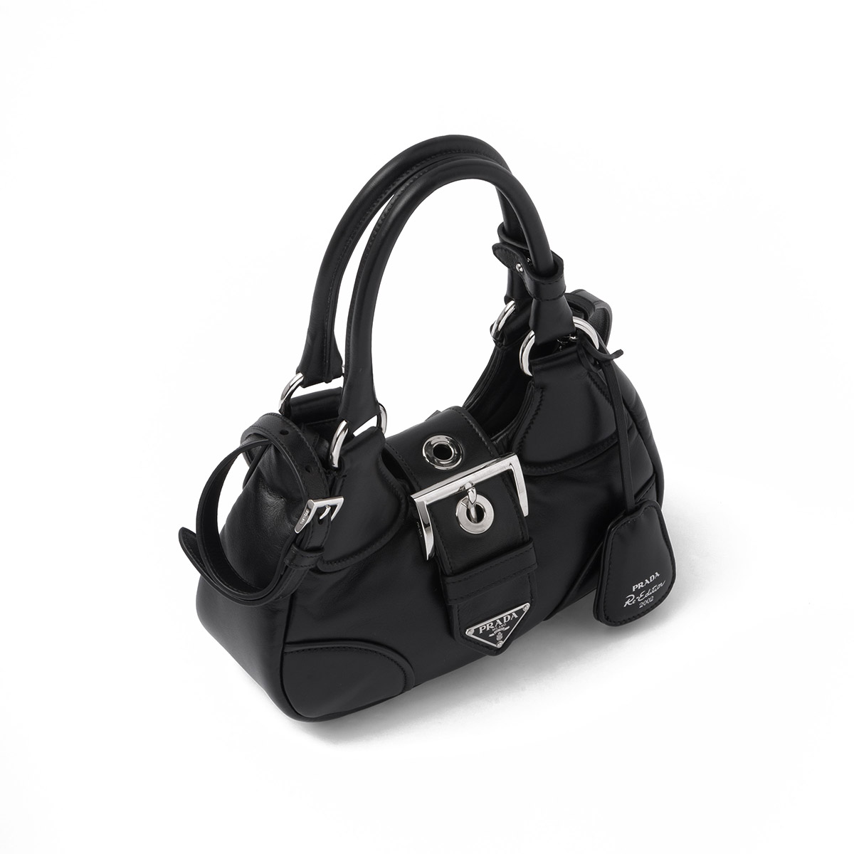 Prada Moon Padded Nappa Leather Bag - Black