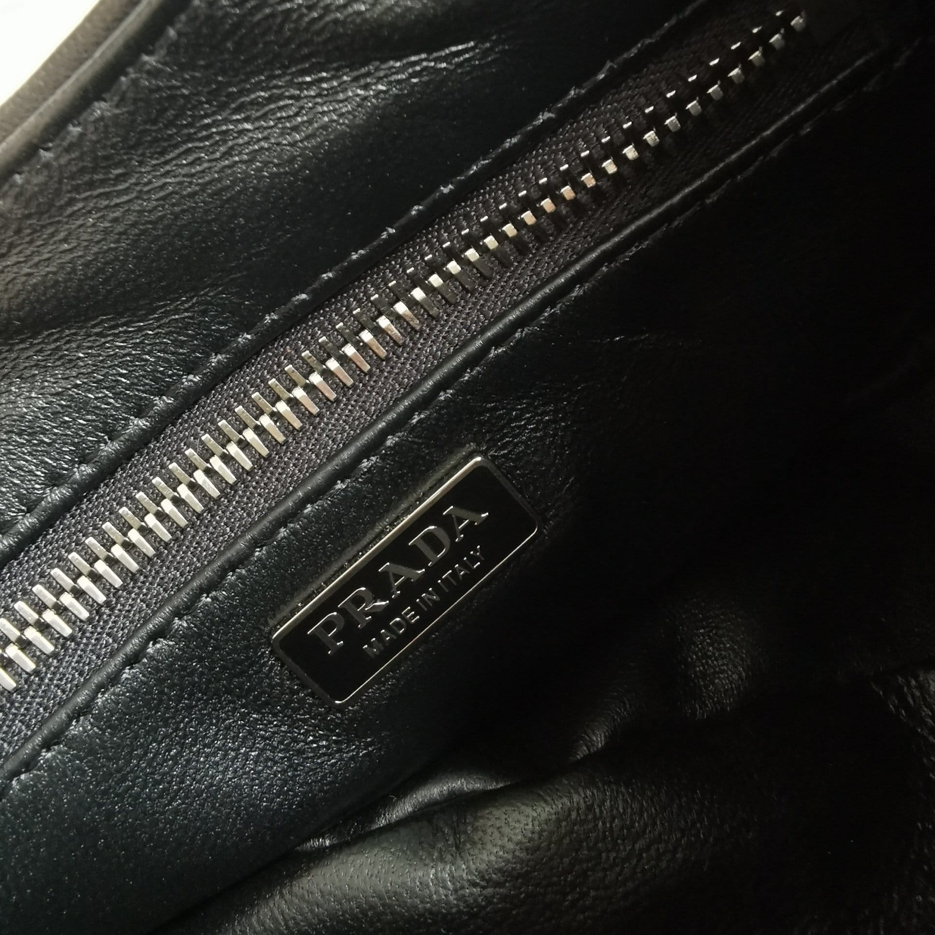 Prada Moon Padded Nappa Leather Bag - Black