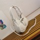 Prada Moon Padded Nappa Leather Bag - White