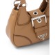 Prada Moon Padded Nappa Leather Bag - Caramel