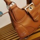 Prada Moon Padded Nappa Leather Bag - Caramel