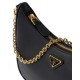 Prada Re-Edition 2005 Saffiano Leather Shoulder Bag - Black