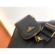 Prada Re-Edition 2005 Saffiano Leather Shoulder Bag - Black