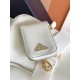 Prada Re-Edition 2005 Saffiano Leather Shoulder Bag - White