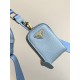 Prada Re-Edition 2005 Saffiano Leather Shoulder Bag - Pale Blue