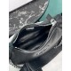 Prada Re-Edition 2005 Padded Nappa Leather Shoulder Bag - Black