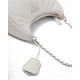 Prada Re-Edition 2005 Padded Nappa Leather Shoulder Bag - White