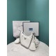 Prada Re-Edition 2005 Padded Nappa Leather Shoulder Bag - White