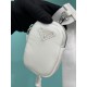 Prada Re-Edition 2005 Padded Nappa Leather Shoulder Bag - White